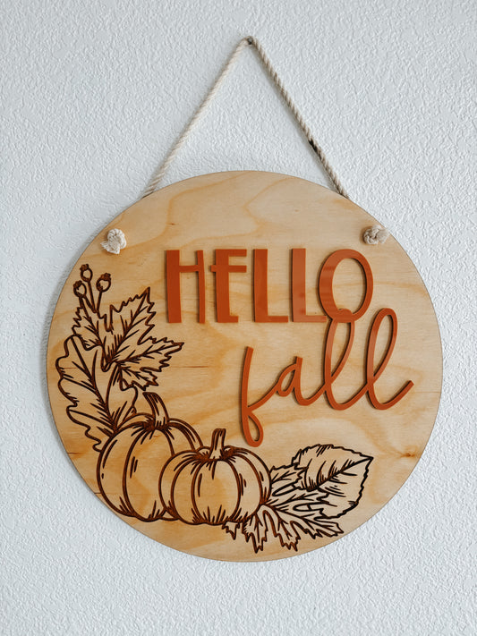 Hello Fall round