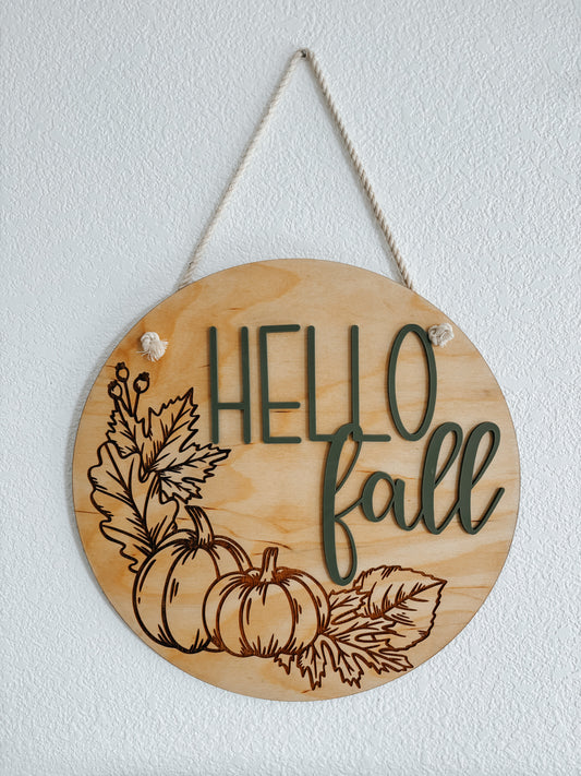 Hello Fall round