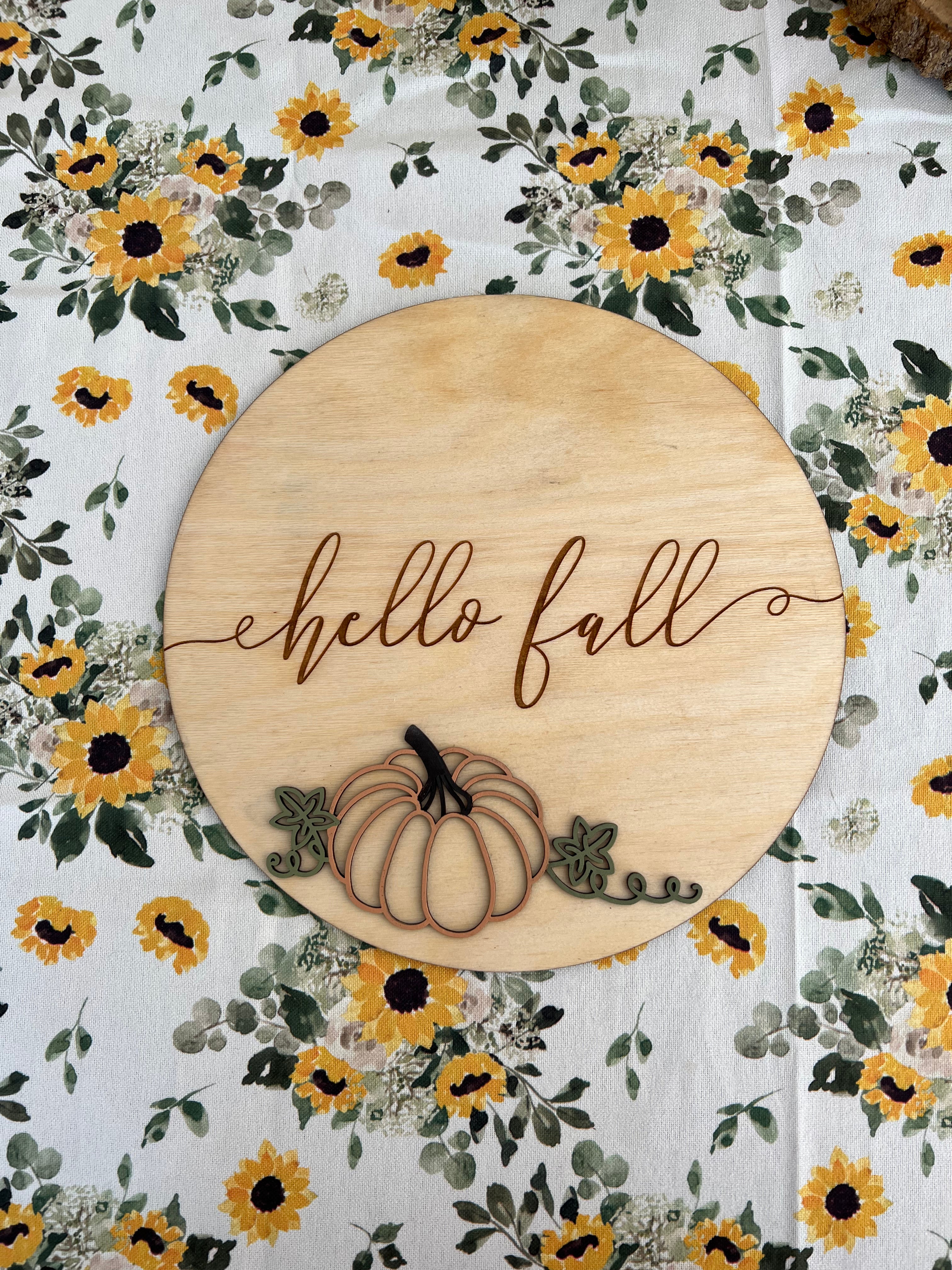 Hello Fall & Hello Autumn