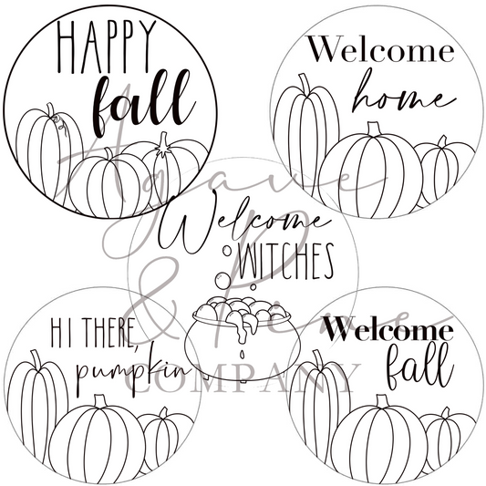 Fall template bundle