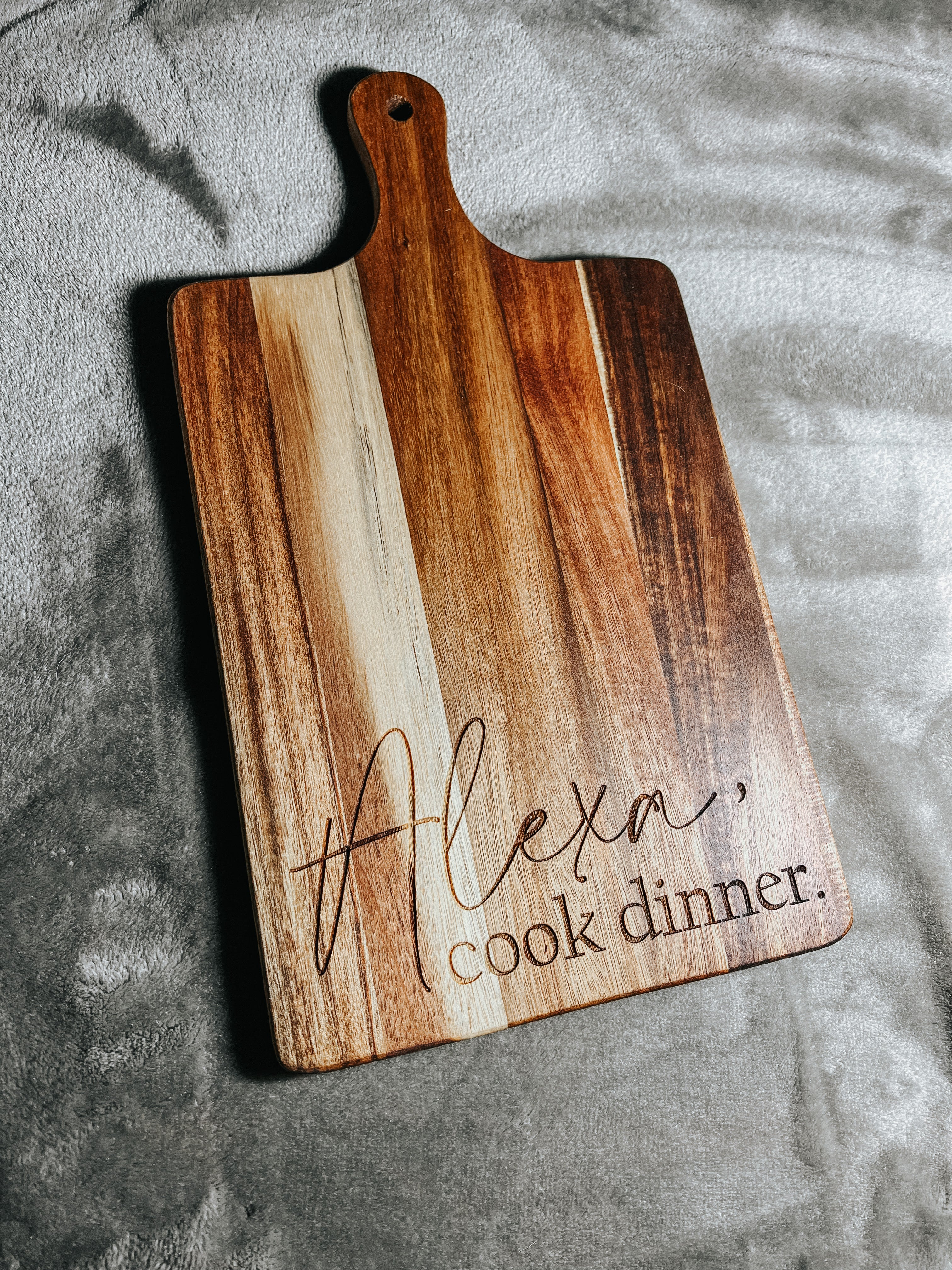 Engraved cutting board / serving board